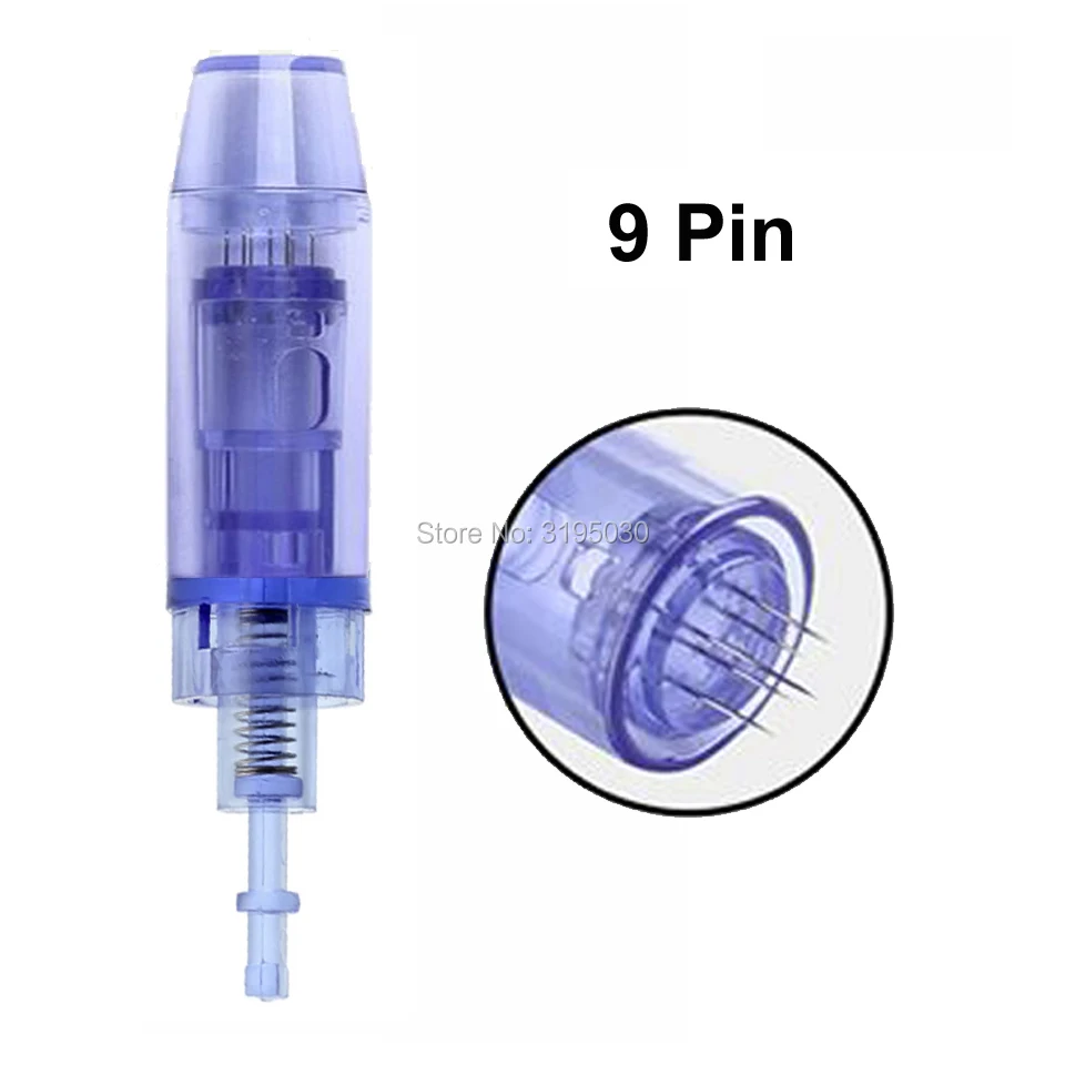 Cartuchos de Agulhas Microagulhas para dr Baioneta Lote 9 12 36 42 Pin 3d Micro Nano Rodada Caneta Derma Elétrica Dicas Tatuagem 100 Pçs - 7 100 Baioneta pçs lote 9 12 36