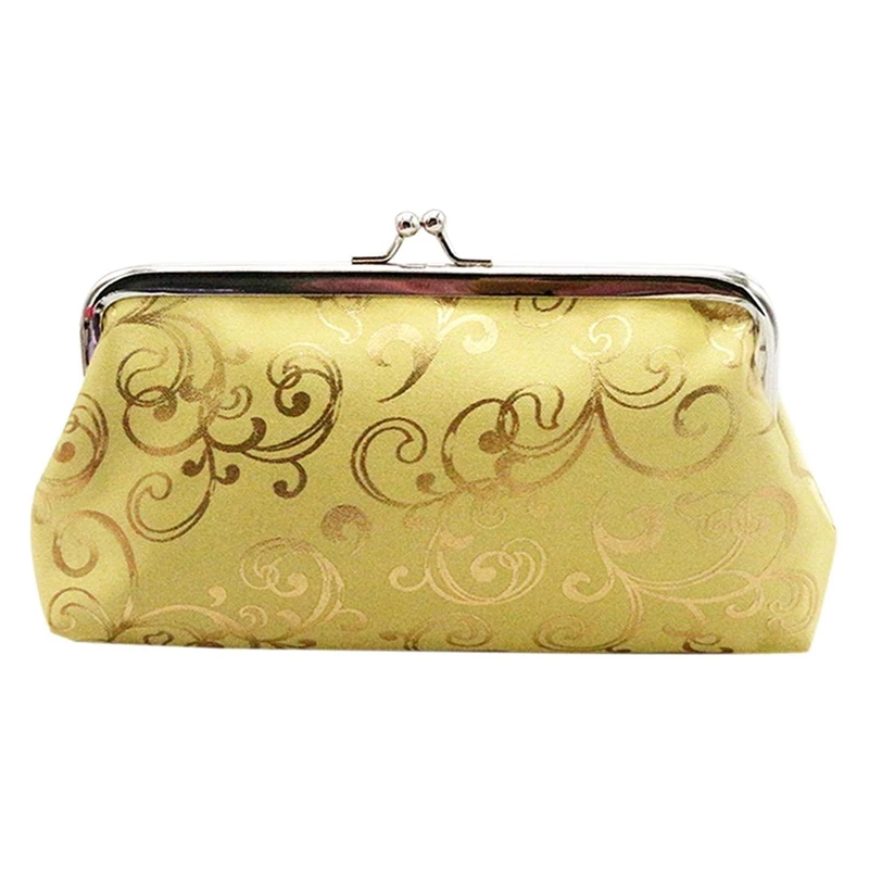 Женская Цветочная монета кошелек бумажник для денег сумка маленькая сумочка-клатч