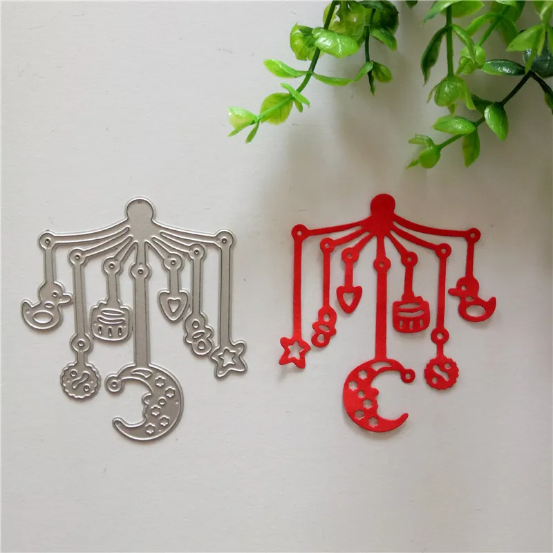 new Wind Chimes Baby Bed Bell Metal Cutting Dies Stencil Embossed Scrapbooking Decorative DIY baby's toy crafts Cards