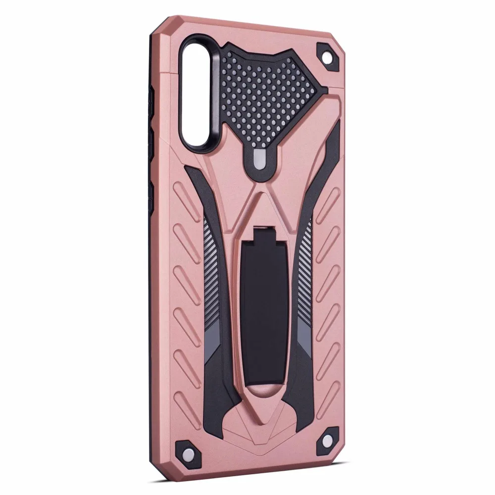 For Samsung Galaxy A50 A30 Hybird Plastic Dual Armor Case with Stand Cover Coque for J4 J6 A6 A8 2018 A9 2019 Case Accessories (8)