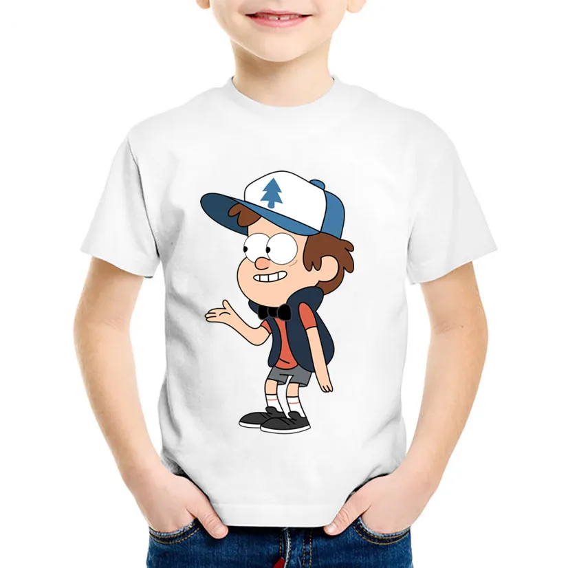 

Cartoon Print Gravity Falls Mabel Dipper Children T-shirts Kids Funny Summer Tee shirt Tops Baby Clothing For Boys/Girls,HKP438