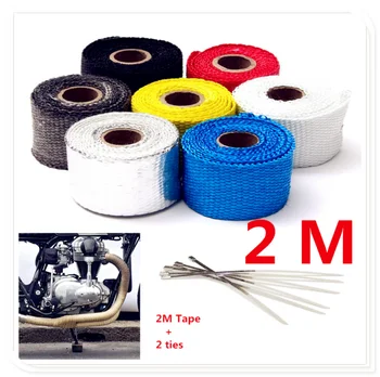

Motorcycle moto Exhaust Heat Wrap cover tape FOR HONDA CBF600 SA CBR600F hoRnet 250 cb400 CB599 CB600 HORNET