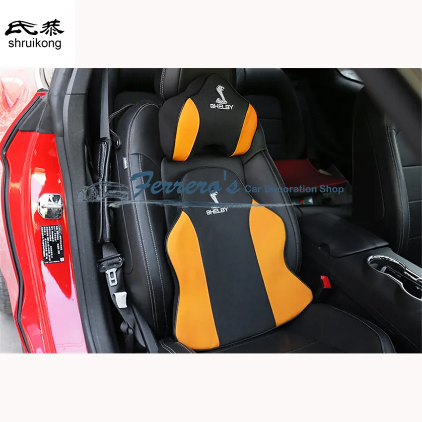 Бесплатная доставка наклейки для автомобиля Стайлинг ford mustang подголовник bellypillow