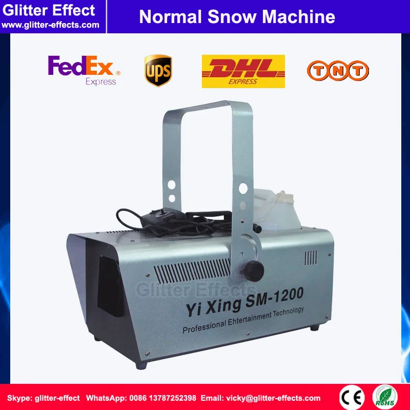 

DJ stage snow making special effect 1200W small snowflake maker creating machine
