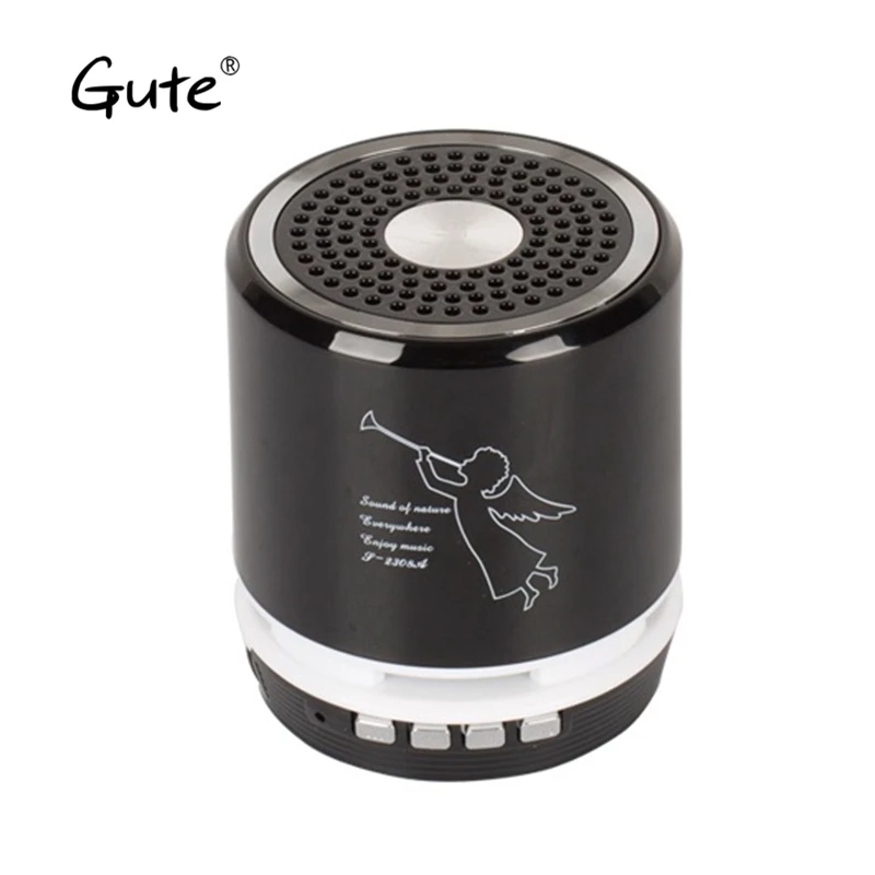 

Gute new column LED light Bluetooth wireless speaker woofer Radio handfree portable enceinte bluetooth portable puissant re fan