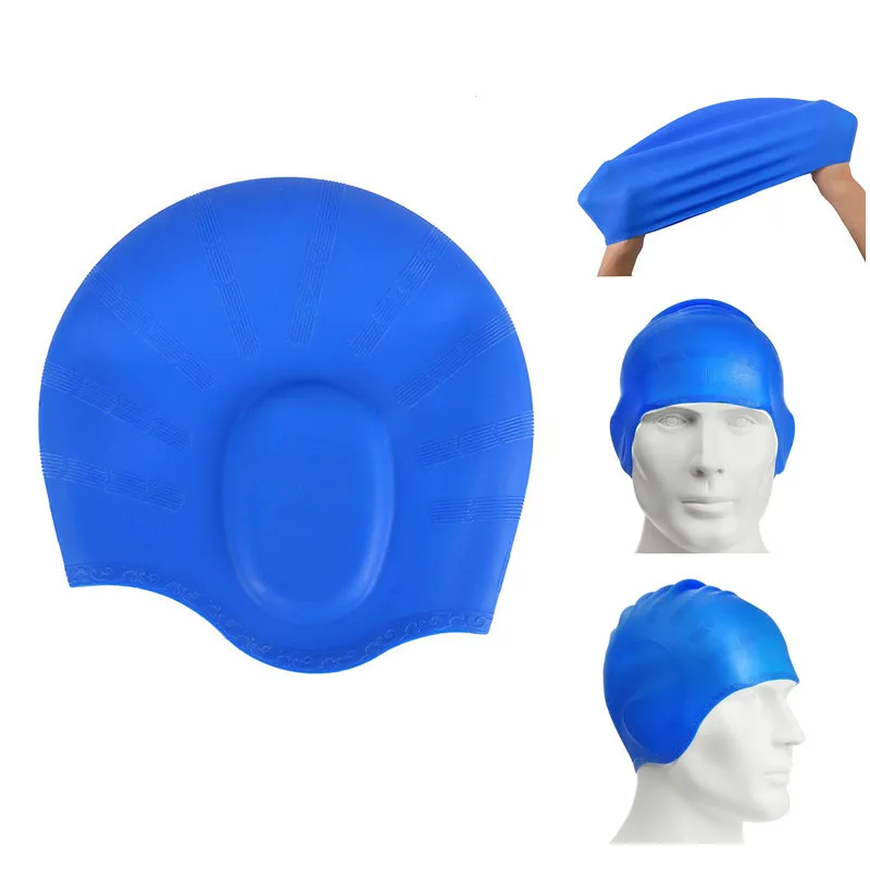 Aliexpress.com : Buy Ear Protection Swimming Caps Men Women Comfortable ...