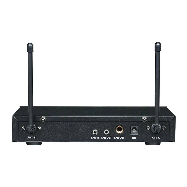 UHF BT Wireless Microphone  System Karaoke Dual