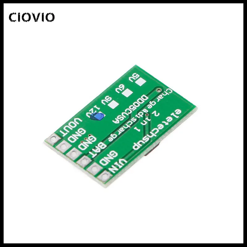 3.7V 4.2V Charger & 5V 6V 9V 12V Discharger Board DC DC Converter Boost Module for diy UPS mobile 