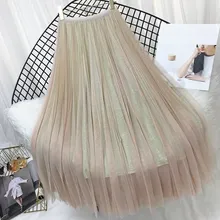 Blingbling Весенняя модная женская плиссированная однотонная эластичная юбка женская черная розовая юбка миди юбка