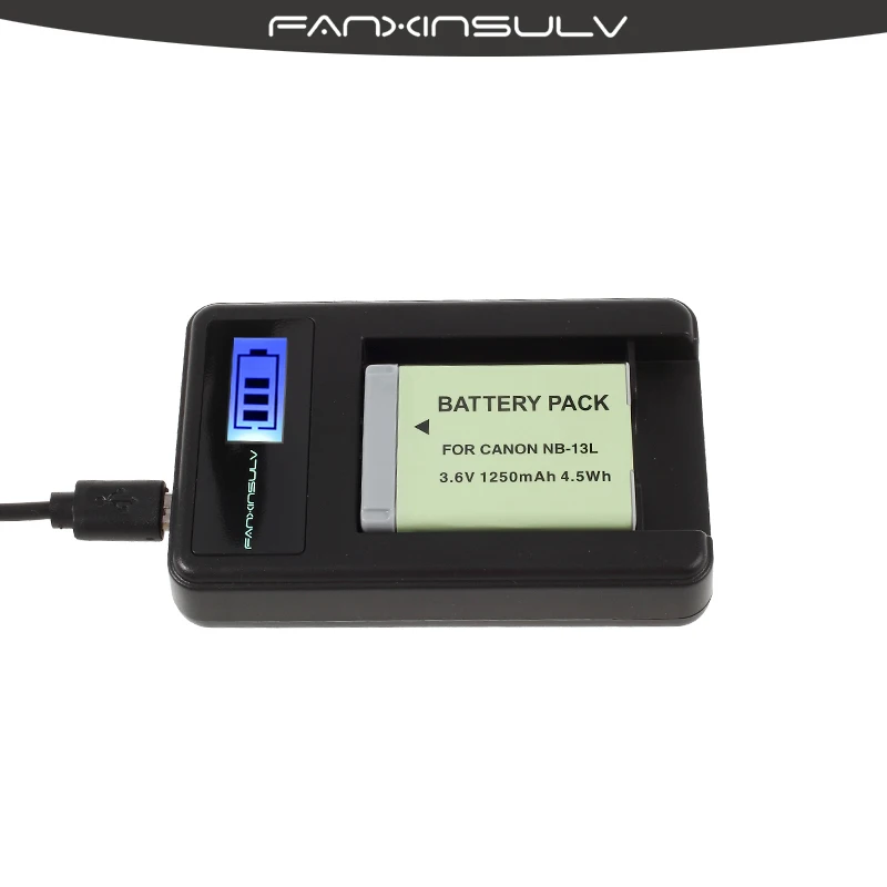 2 шт. аккумуляторы с ЖК дисплеем и USB портом для камер Canon SX720 620 HS G7X G9X G9MARK2 SX620HS 730HS 13