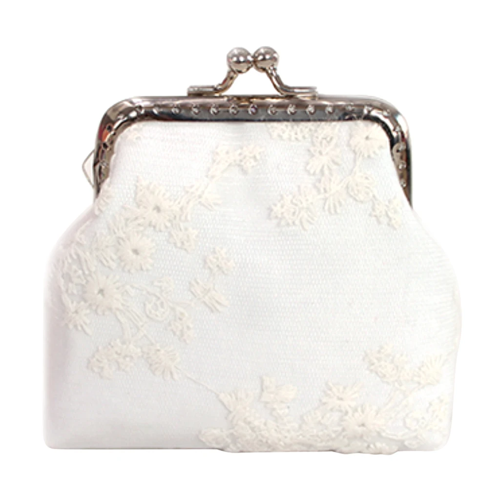 Handmade Metal Kiss Clasp Frame Flower Clutch Purse Complete Kits for Making Your Own Handbag