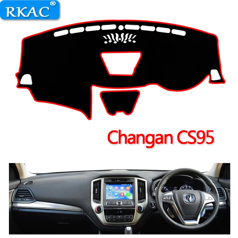 

RKAC Car Dashboard Cover Dash Mat Dash Pad DashMat Carpet ANti-UV NON-Slip For changan CS95 Right hand drive Polyester