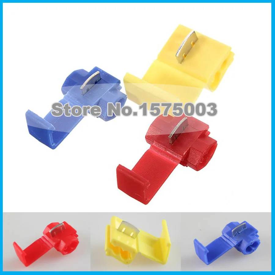 

50PCS SCOTCH LOCK QUICK SPLICE WIRE CONNECTORS 10-22 AWG Connector free shipping