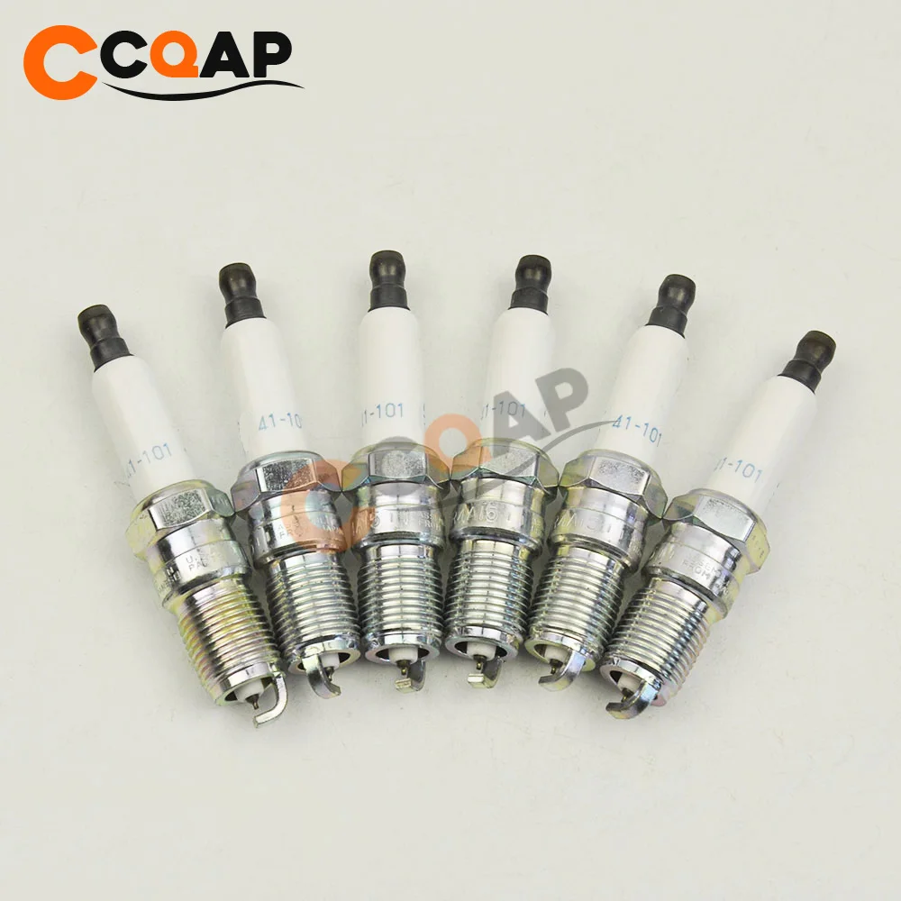 

Set 6 Iridium Spark Plug 41-101 12568387 ITR4AI5 For Automobile Buick Chevrolet GMC Pontiac 41 101 41101