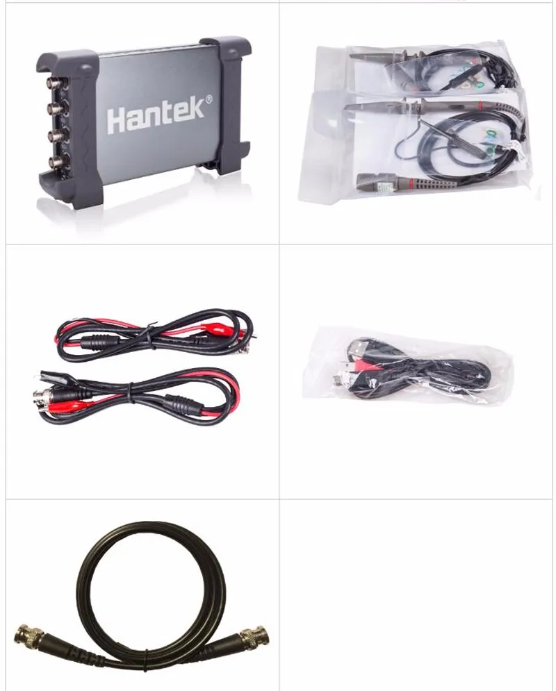 Hantek 6104BD Hantek 6074BD 6204BD 6254BD 4CH USB осциллографы для ПК 250 МГц осциллограф с 1GSa/s частота дискретизации в реальном времени