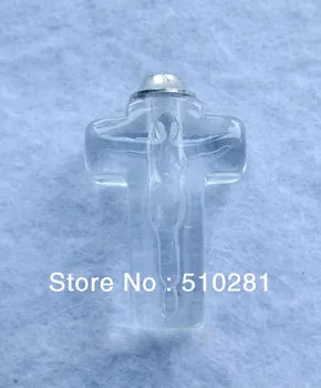 

free shipping !!! Z-240 Wholesale 500pcs mixed Color Crystal Perfume Vial Pendant Bottle