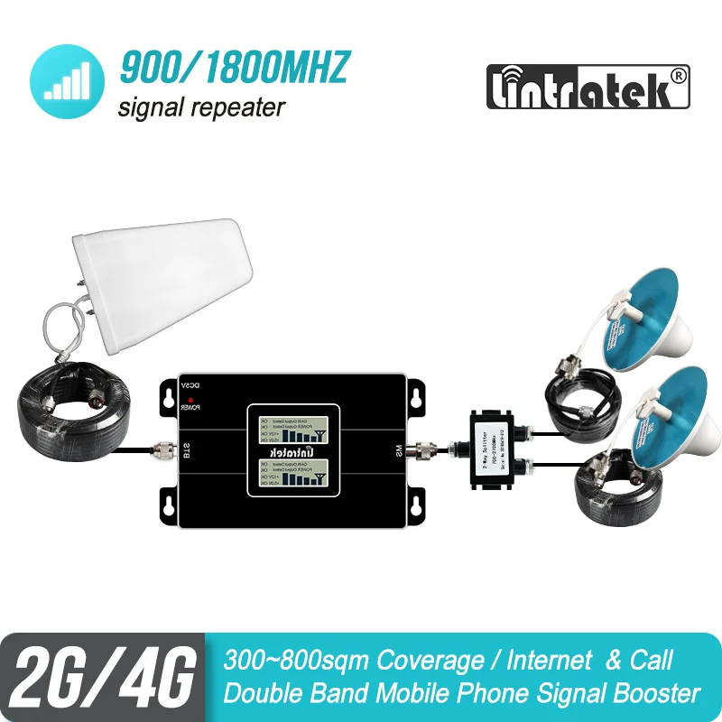 2 шт набор внутренних потолочных антенн для 2G 4G 900 1800 MHz двухдиапазонный усилитель