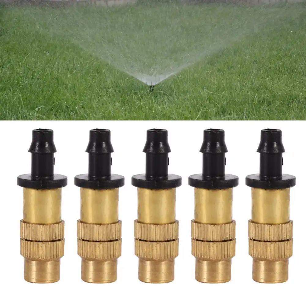 10 Pcs 4 Head Plastic Misting Nozzle Garden Micro Irrigation Sprayer Sprinkler 10 Pcs 4 Head Plastic Misting Nozzle Garden Micro Irrigation Sprayer Sprinkler
