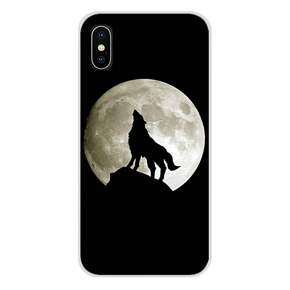 Аксессуары чехлы для телефонов Apple iPhone X XR XS MAX 4 4S 5 5S 5C SE 6 6S 7 8 Plus ipod touch wolf