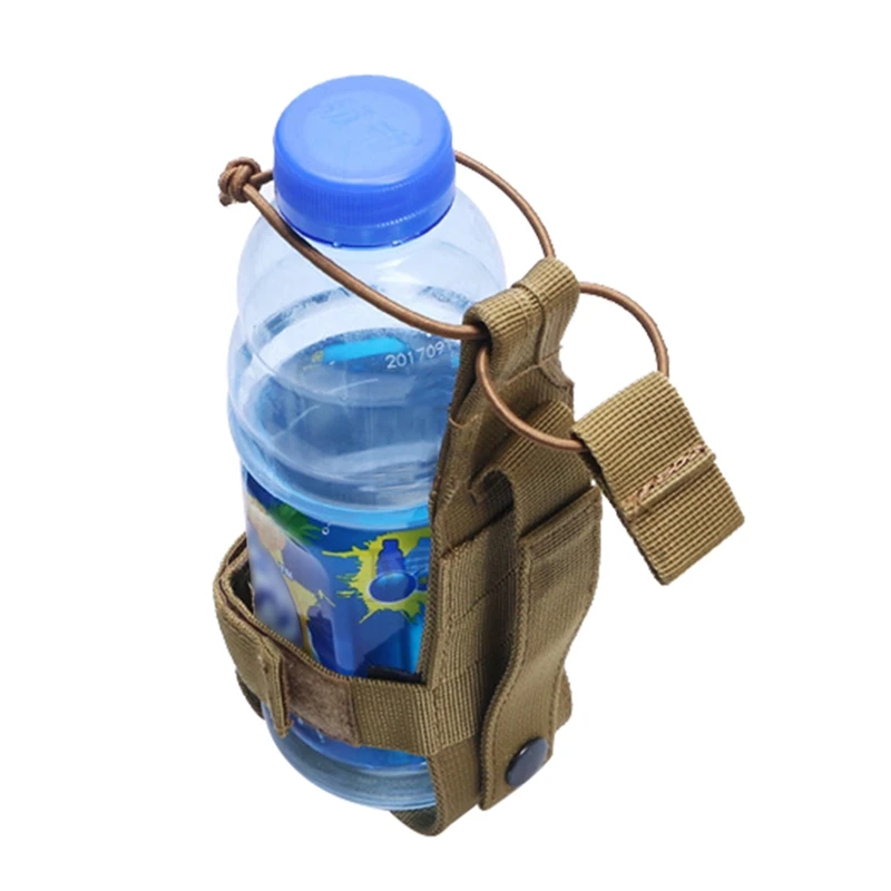 Прочный и портативный чайник для путешествий сумка тактическая бутылка для воды сумка нейлон Регулируемая волшебная лента военное покрытие кобура