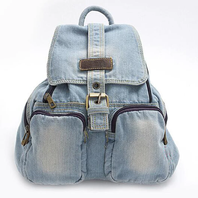 Online Buy Wholesale denim backpacks from China denim backpacks