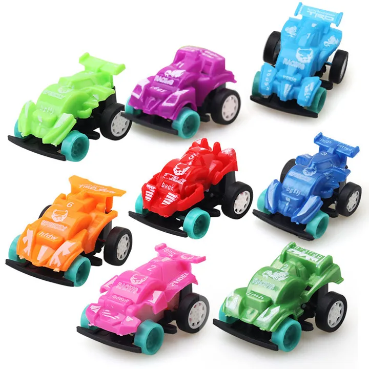 12 шт Дети сувениры для вечеринки ко дню рождения отступить Racer мини-автомобиль Pinata подарок игрушки Детский день вечерние милые Подарки школьные награды - Цвет: Mini cars 2