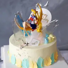 Сексуальная девушка мультфильм Сейлор Мун Tsukino Усаги ПВХ фигурка