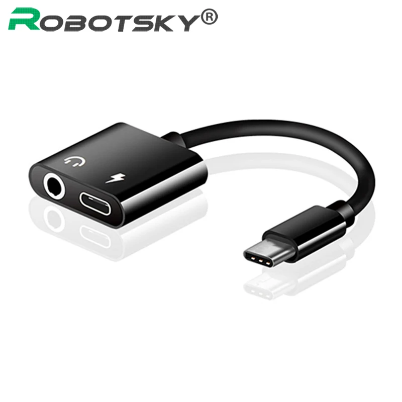 USB C to Jack 3.5 Type C Cable Adapter For Samsung S8 Note8 LG G5 G6 for Huawei Mate 9 USB Type C 3.5mm AUX Audio Earphone cable