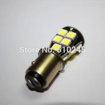 

30x good quality 1157 BAY15D 18 SMD 5050 Red CANBUS OBC No Error Signal P21/5W Car 18 LED Light Bulb free shipping