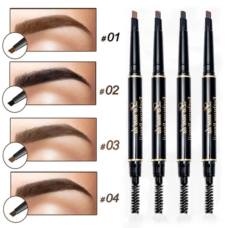 

Enhancer Eyebrow Pencil Waterproof Shadow Eyebrow Tattoo Pen & Brush Cosmetics Long Lasting Tint Henna Eye Brow Pen Makeup Tools