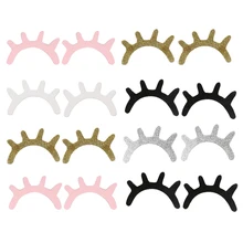 3D ресницы в скандинавском стиле, милый деревянный настенный Декор, глазные ресницы, настенные палки для детей, детская комната, самоклеящийся фон, украшение для дома