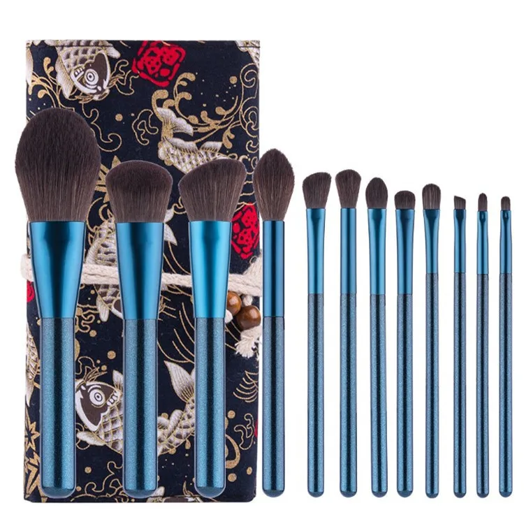 

Fine goat hair Super Value Cosmetic Brush Suit blusher brush Foundation Brush Scattered Painting Professional cosmetic tool