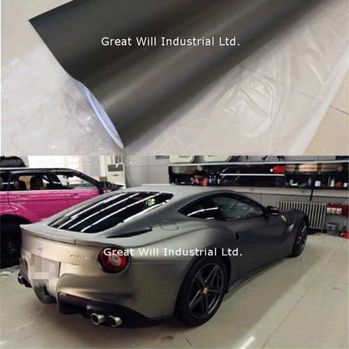 Car Matte Vinyl wrap matte chrome vinyl car wrap