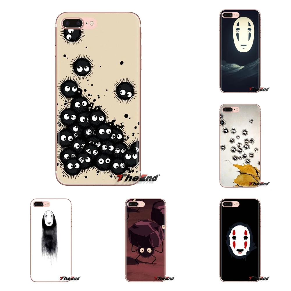 TPU Transparent Covers For Samsung Galaxy S3 S4 S5 Mini S6 S7 Edge S8 S9 S10 Plus Note 3 4 5 8 9 Hot Sale soot sprites &amp no face |