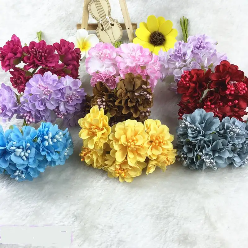 2016 Sale! 4cm Artificial Carnations Flower DIY Corsage,Wedding Party