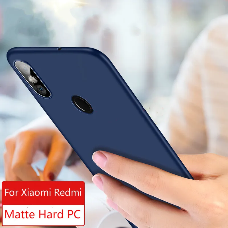 

Matte Frosted Hard PC Back Cover Case For Xiaomi Redmi K20 7 Go Note 7 6 5 Pro 6A 5A Mi 9 SE 8 Lite F1 6X Plain Fitted Cover