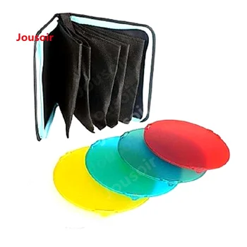 

NiceFoto SN-518 - Pack of 5 Colour Filters for Flash, Reflectors CD50