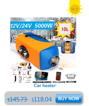 Car Accessories 12V 5KW Air Parking Heater 5000W LCD Monitor With New Remote Switch And Silencer Fit Car Trucks Boats