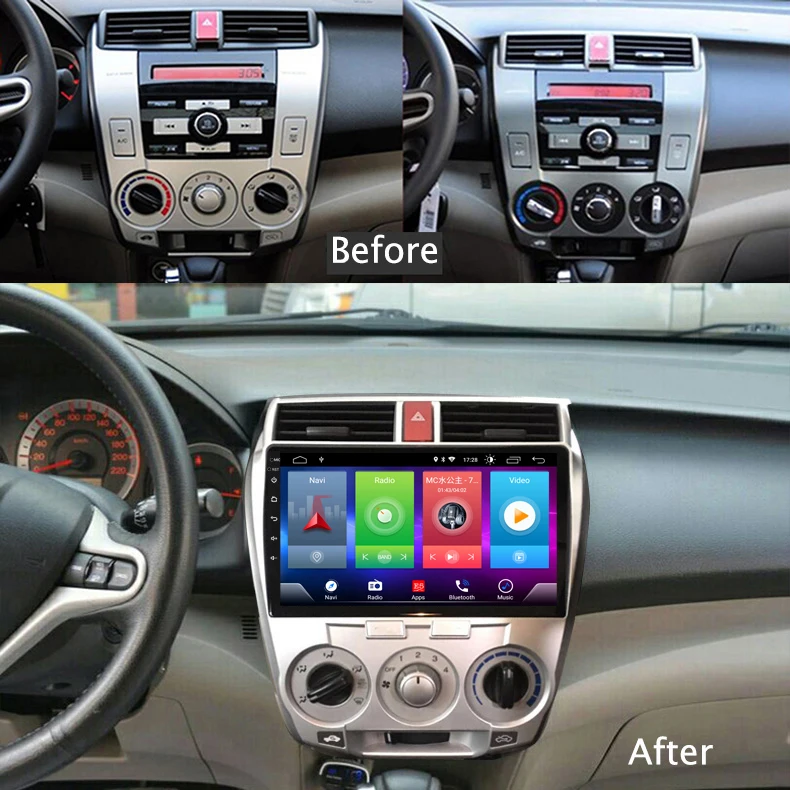 Top Car Android 8.1 Multimedia Player for Honda CITY 2008-2014 GPS Navigation Device USB bluetooth steering wheel control support 3 Top Car Android 8.1 Multimedia Player for Honda CITY 2008-2014 GPS Navigation Device USB bluetooth steering wheel control support 3