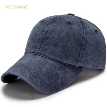

Spring and autumn new cotton washed baseball cap men and women casual light board old visor solid color duck tongue hat