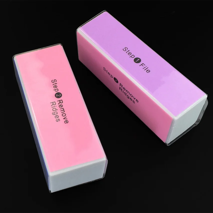 

6Pcs Nail Art Polishing Buffer Block, 4 Sides Buffing Block for Grinding Nails
