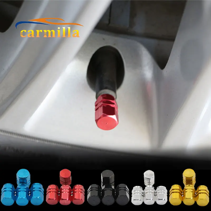 

Carmilla Aluminum Alloy Car Tire Air Valves Cap Tyres Wheel Dust Stems Caps Bolt In Type Valve for Auto Car Truck Motorcycle