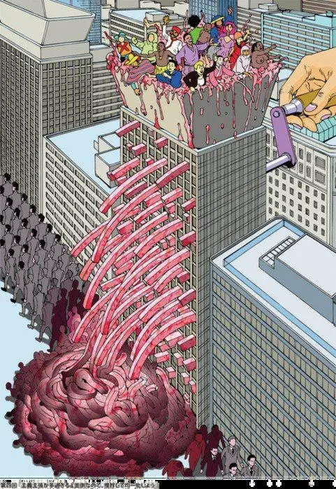 Серия ужасов для девочек Shintaro Kago Manga Akira Toriyama Ретро винтажный Плакат Картина на
