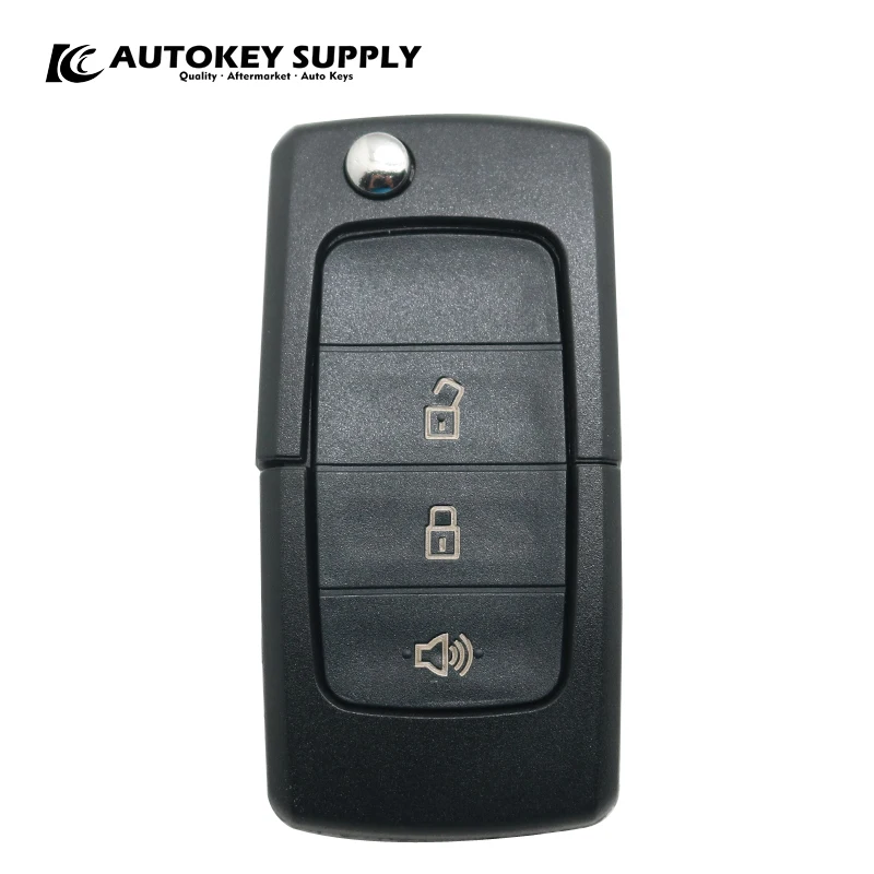 

Car-styling for Ford 3 buttons remote flip key (panic buton )complete 433mhz-315mhz car key AKFDC408-34H