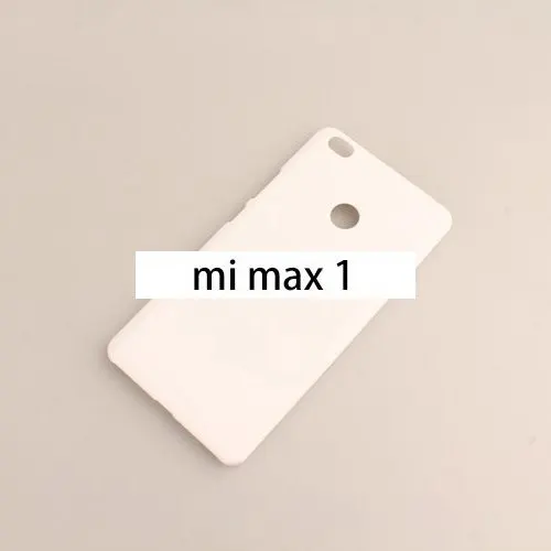 Для Xiaomi mi max 1 матовый простой красочный Модный Стильный чехол для телефона однотонная цветная крышка Жесткий чехол - Цвет: white