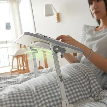 

Computer Desk Small Table Dormitory Folding Table Lift College Student Multifunctional Lazy Notebook Bracket Bedroom Home Desk