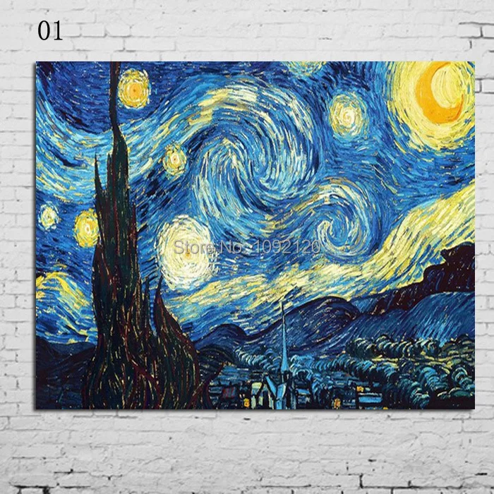 

Hand Painted High Quality Modern Oil Painting Craft Art On Canvas Copy Famous Painting Van Gogh Art Living Room Decor