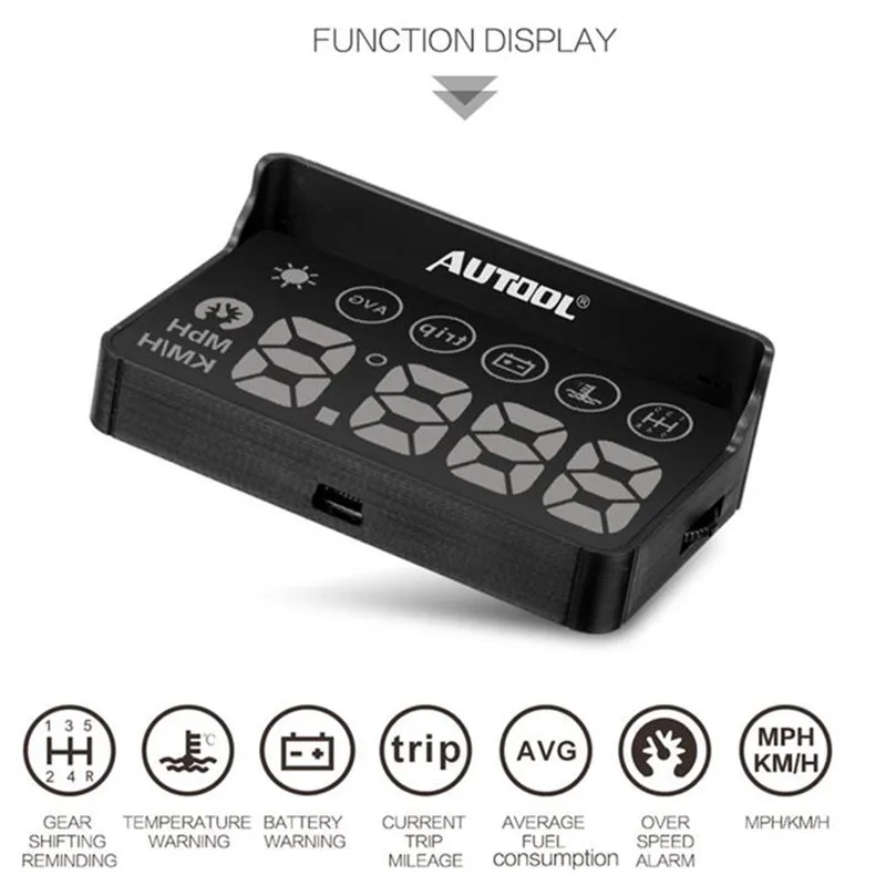 Автомобилей HUD Head UP Дисплей Скорость проектор OBD2 gps ometer Авто OBD 2 II Smart