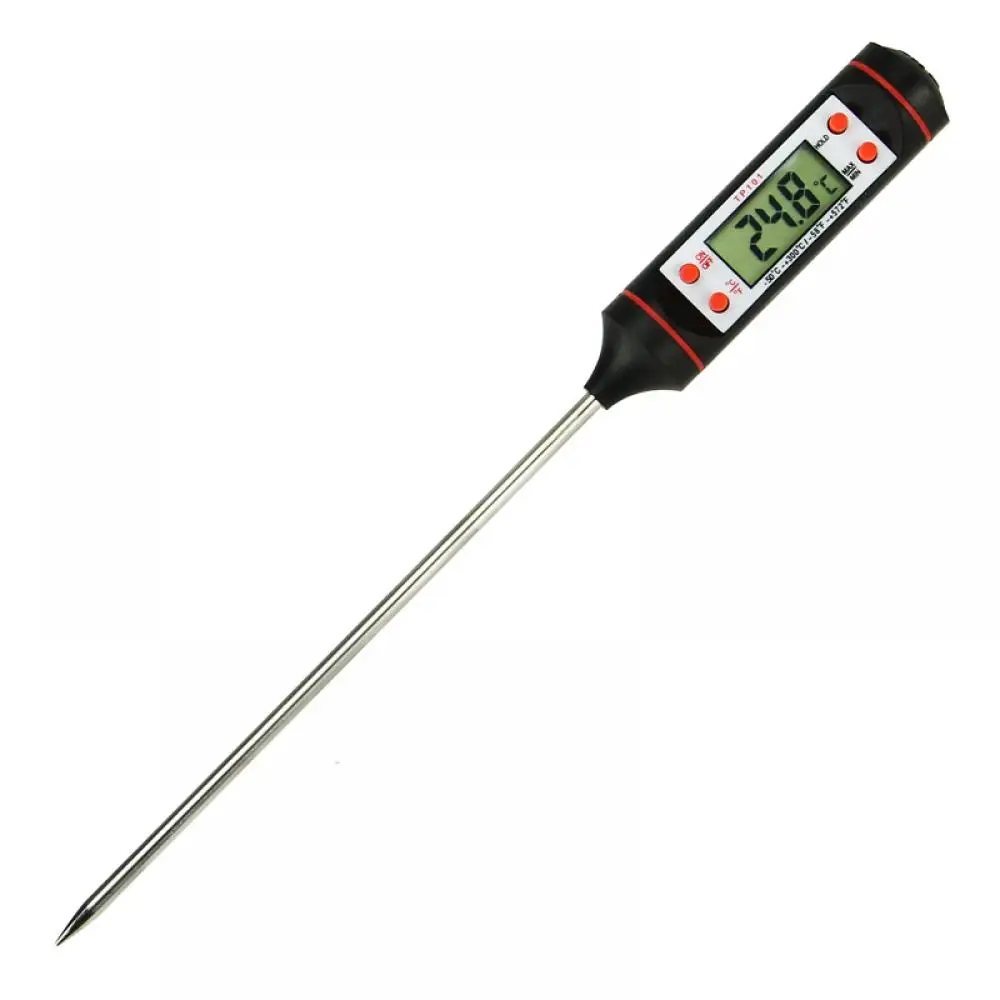 Цифровой термометр для еды, ручка для кухни, барбекю, столовые инструменты, приборы для измерения температуры, термометр для готовки - Цвет: 1