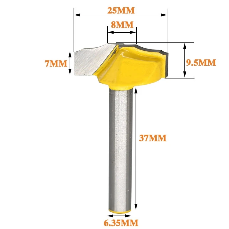 Бесплатная доставка, 1 шт. высокое качество Roundover бит с подшипник 6,35 мм хвостовика ласточкин хвост фрезы Резак деревообработка